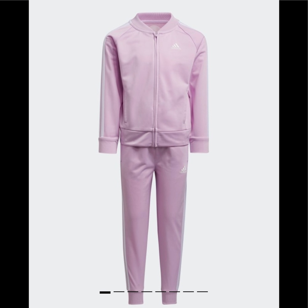 Lilac adidas Tracksuit Set